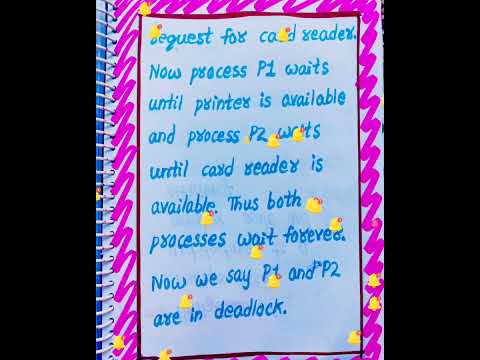 Deadlock Characterization in Operating Systems #operatingsystem #Lahari_Vlogs