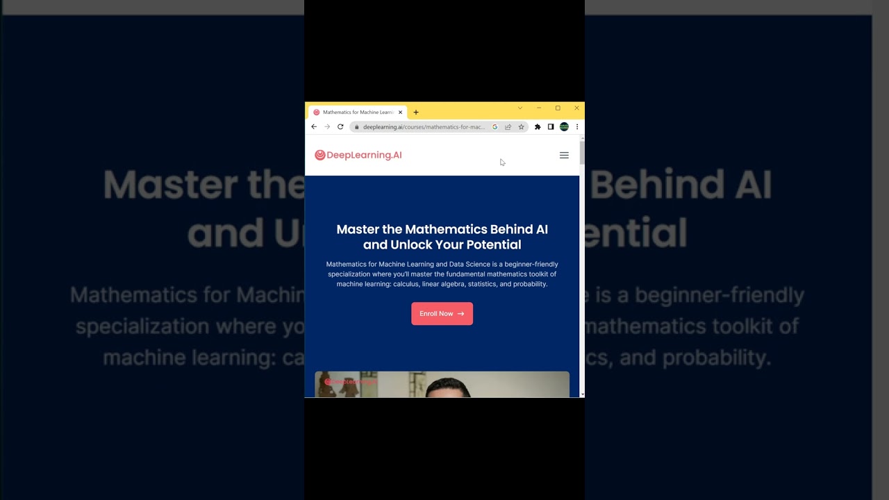 Master Essential Math for Machine Learning & Data Science π #shorts