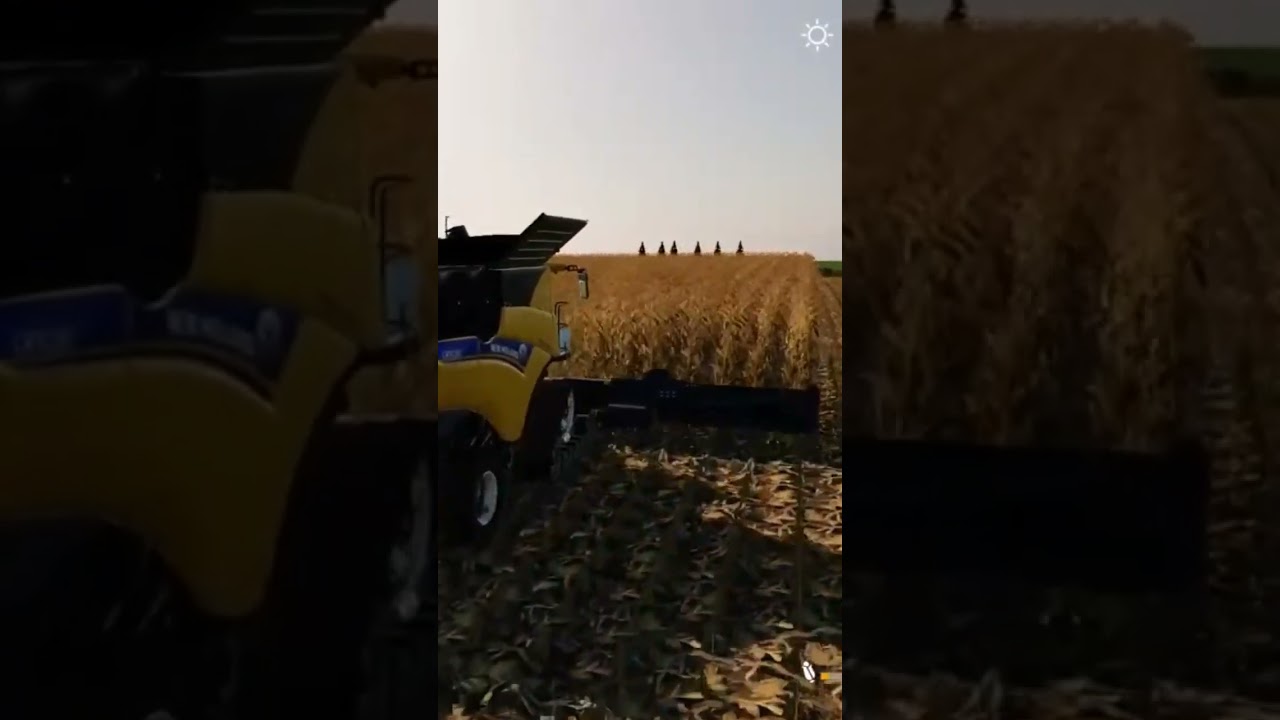 Harvest Corn with New Holland Harvester 🌽