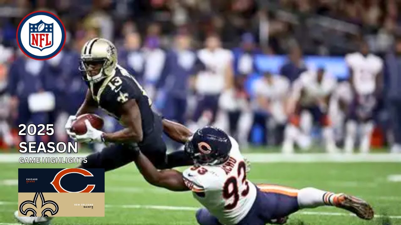 Bears vs. Saints Highlights | NFL 2025 Week