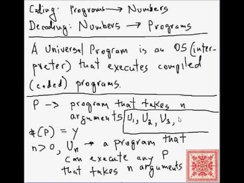 Theory of Computation: Universal Programs (Part 01)