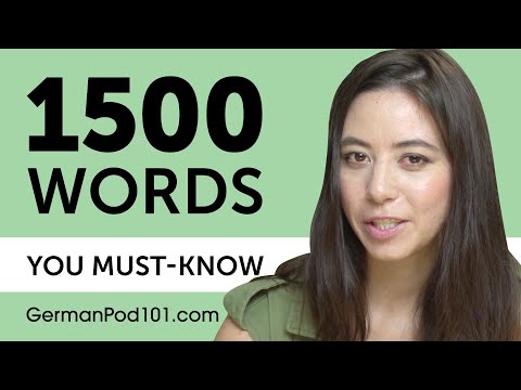 1500 Words Every German Beginner Must Know