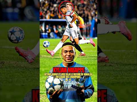 Mbappé détruit Kairat et vise déjà le record de Ronaldo en Ligue des Champions 🤯⚡ #football #mbappe