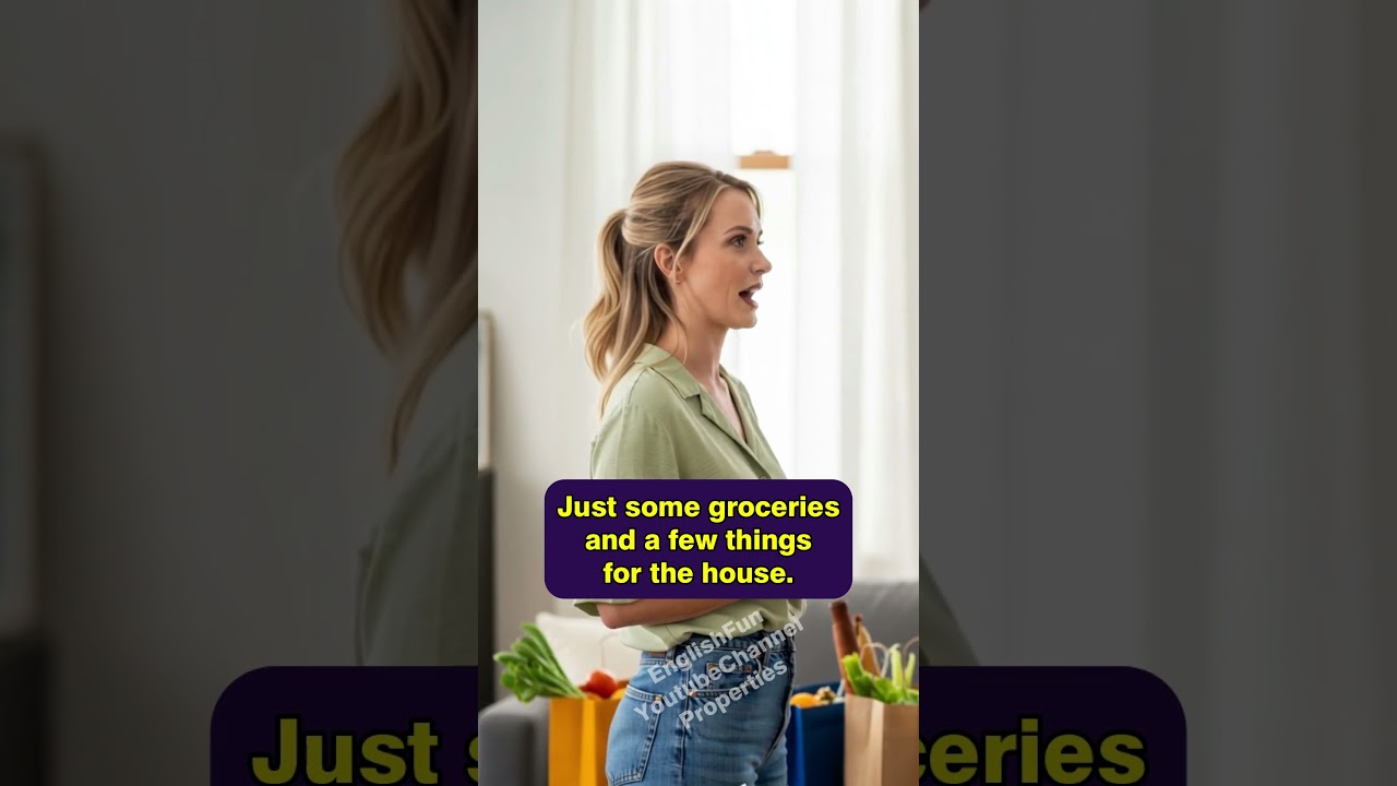 Asking for Shopping Money | English Conversation Practice