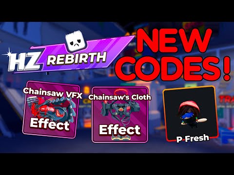 Rebirth Update! (Chainsaw Weapon, Perk, Pet Pack & Event) + NEW CODES | Hunty Zombies