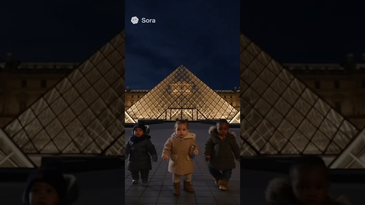 Bébés héros du Louvre ❤️ #shortvideo