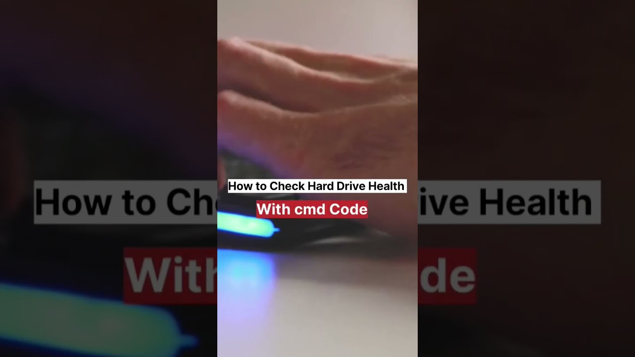 Check Your Hard Drive Health Using Command Prompt (CMD) 🖥️