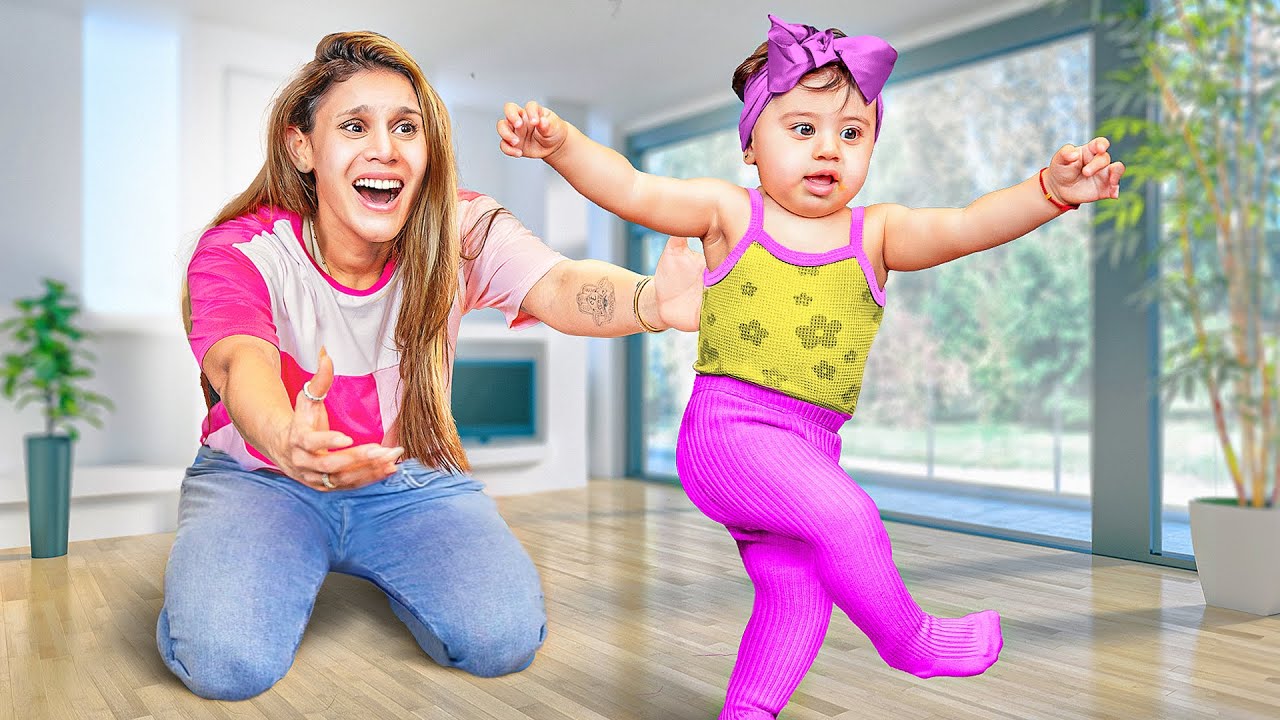 Celebrating My Daughter’s First Steps! 🎉