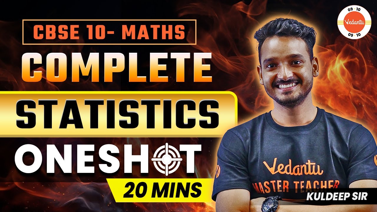 Complete Stats in 20 Min | Class 10 CBSE 2024 📊
