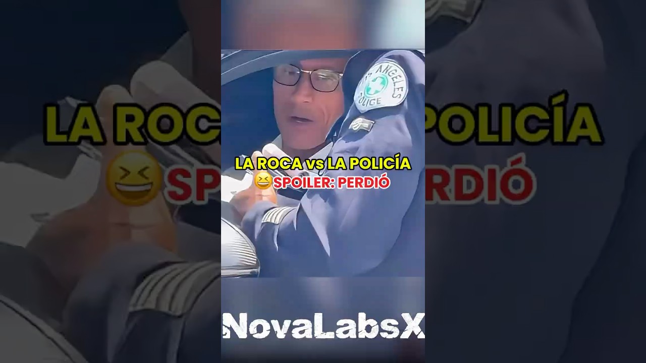 Dwayne Johnson Detenido en Hollywood 🚓