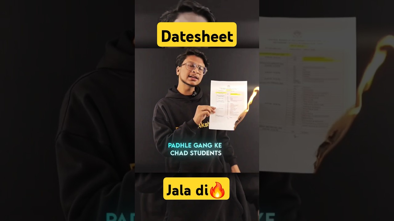 Class 10 & 12 Datesheet Released 📅