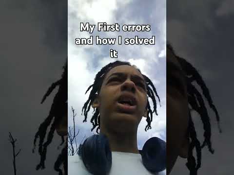 My First Error and how I solved it #brotherswhocode #thehomeschooldev #coding #mentorship #tech