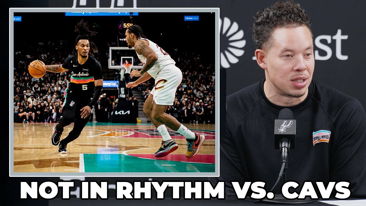 Mitch Johnson on Spurs' Rhythm Loss vs. Cleveland 🏀