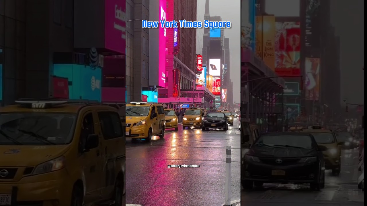 Times Square NYC 2025 in Stunning 4K 🎥