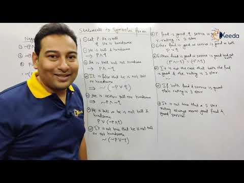 Statements to Symbolic Contingency Form - Logic - Discrete Mathematics