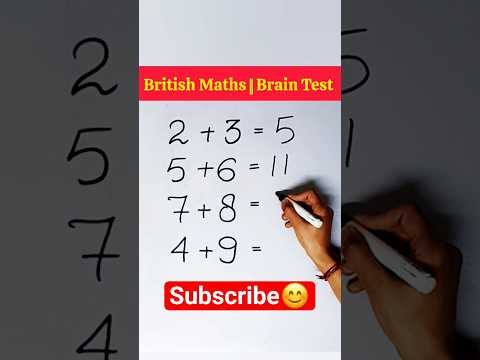 British Maths||Brain Test🤔#maths#mathstricks#mathematics#mathematicsproblem@study_care0