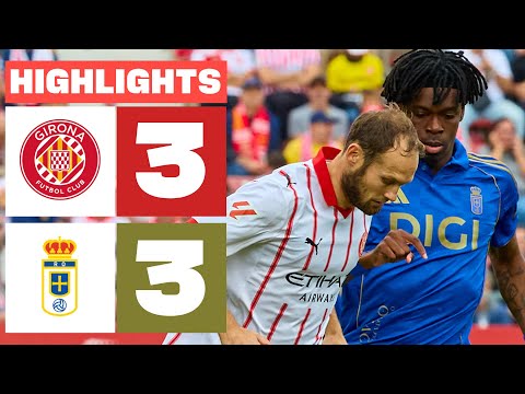 GIRONA FC 3 - 3 REAL OVIEDO | RESUMEN LALIGA EA SPORTS