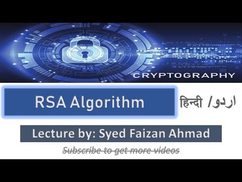 RSA Algorithm | RSA Algorithm Concept | RSA Algorithm with Example | Hindi / Urdu