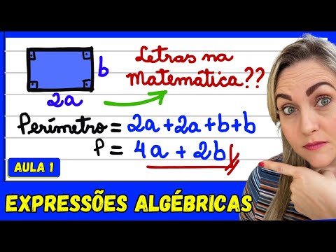 APRENDA EXPRESSÕES ALGÉBRICAS! EXPLICAÇÃO DO CONTEÚDO! LETRAS NA MATEMÁTICA ! 📚🚀