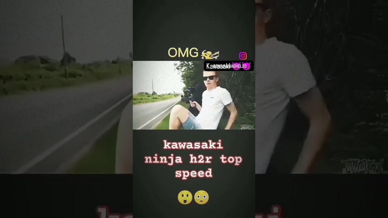 كوازاكي نينجا H2R أسرع دراجة في العالم🏍️