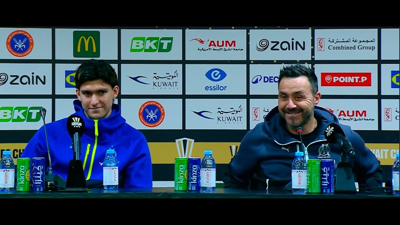 De Zerbi Before PSG-OM Trophée des Champions 🏆
