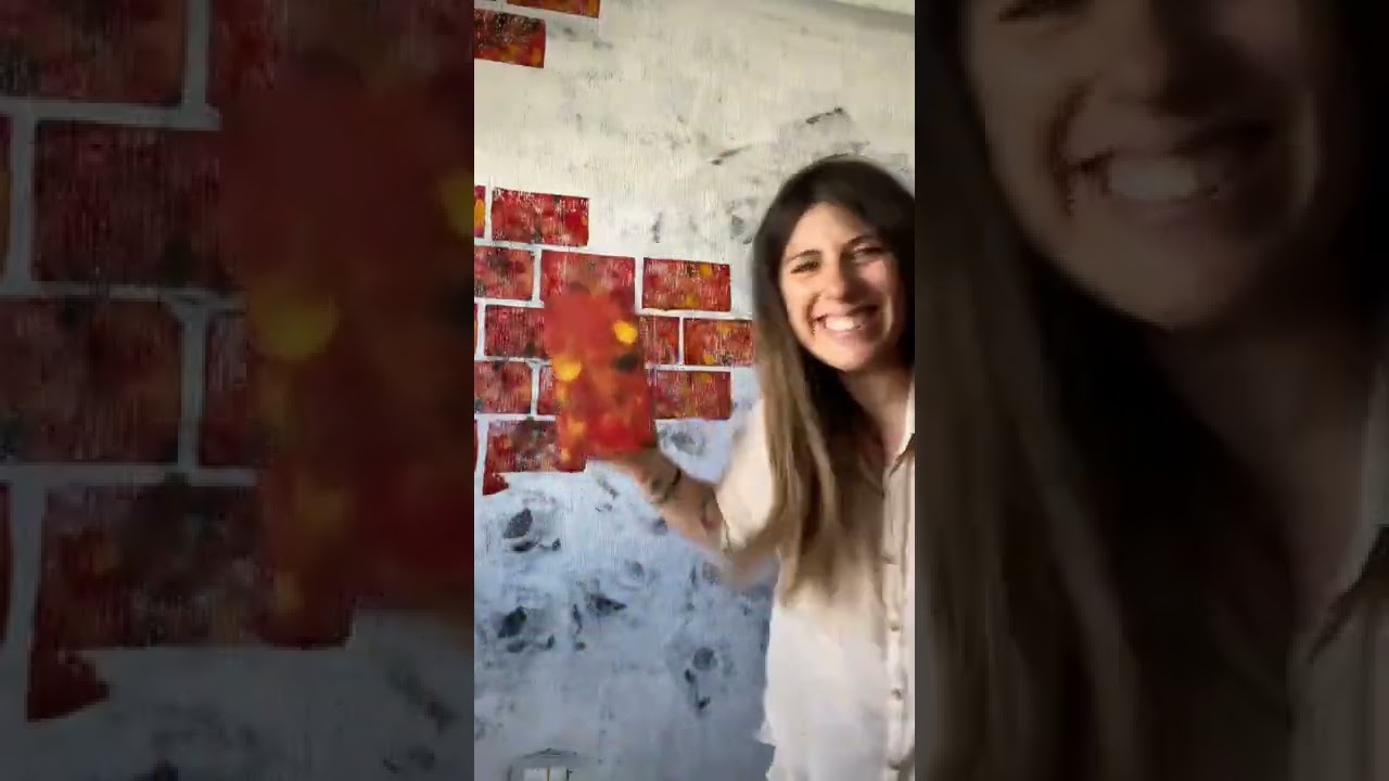 ¡Cuidado! Pinté la pared de mi taller y no era ladrillo real 😱