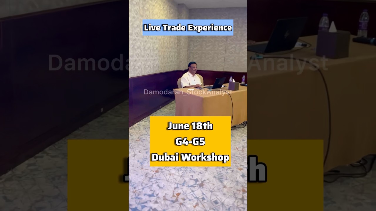 G4G5 Dubai Workshop Live Trade Experience 😇