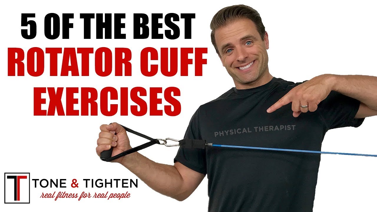 How To Strengthen Rotator Cuff - Physical Therapy Exercises For Shoulder Pain