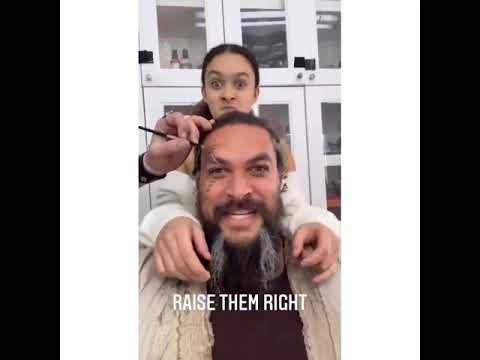 Jason Momoa having fun with his daughter, Lola Momoa #shorts #momoa #lisabonet #lola #jason