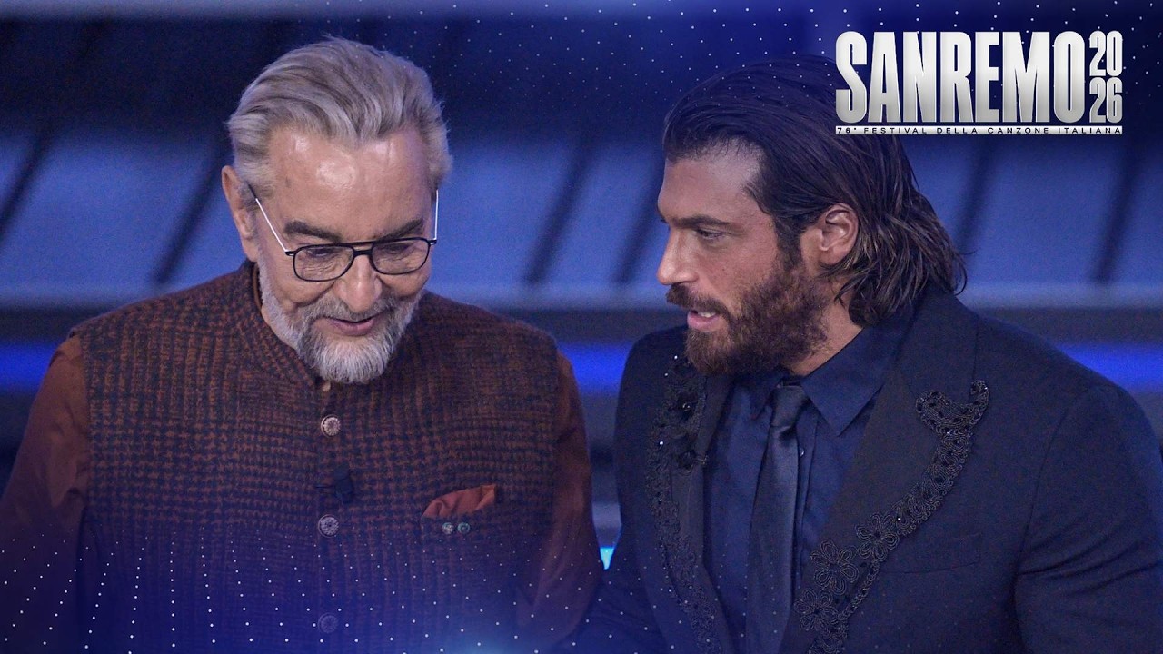 Sanremo 2026: Can Yaman e Kabir Bedi si Incontrano