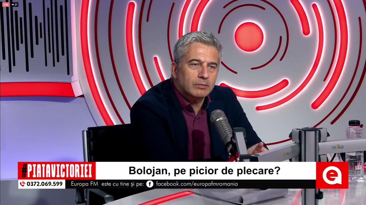 Cătălin Drulă, în direct la EuropaFM – Află ultimele noutăți și declarații