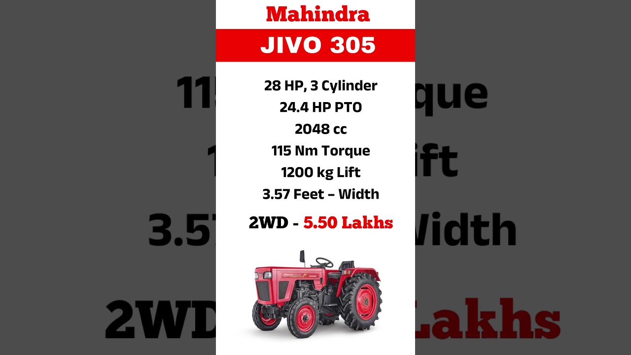 Mahindra 305 Orchard Tractor 2025 Model #mahindratractor #mahindraminitractor #28hp