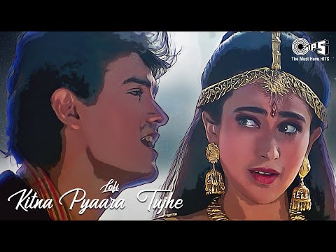 Kitna Pyaara Tujhe Rabne Banaya - Lofi | Raja Hindustani | Lofi Bollywood Songs | 90's Hits