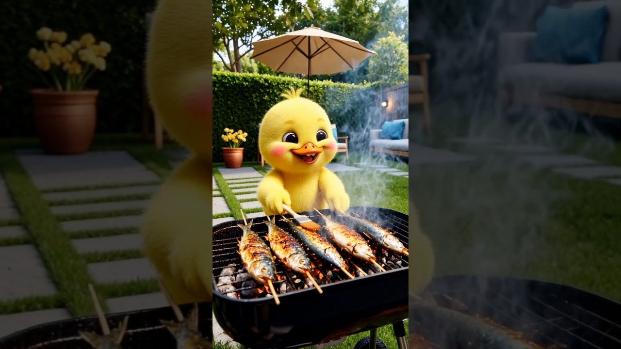 Little Duck's Delicious Grilled Croaker Skewers 🦆