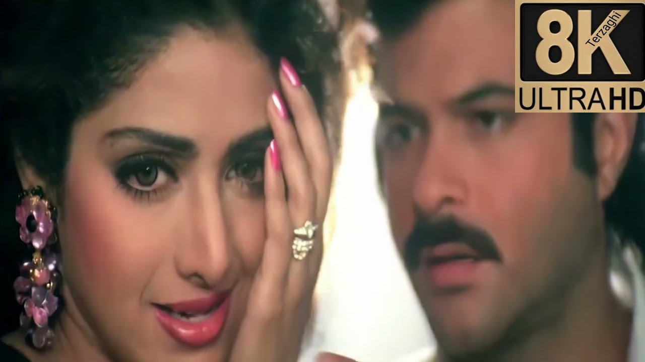 Experience the Stunning 8K Remastered Dhik Ta Na Na | Laadla, Anil Kapoor & Sridevi 🎶