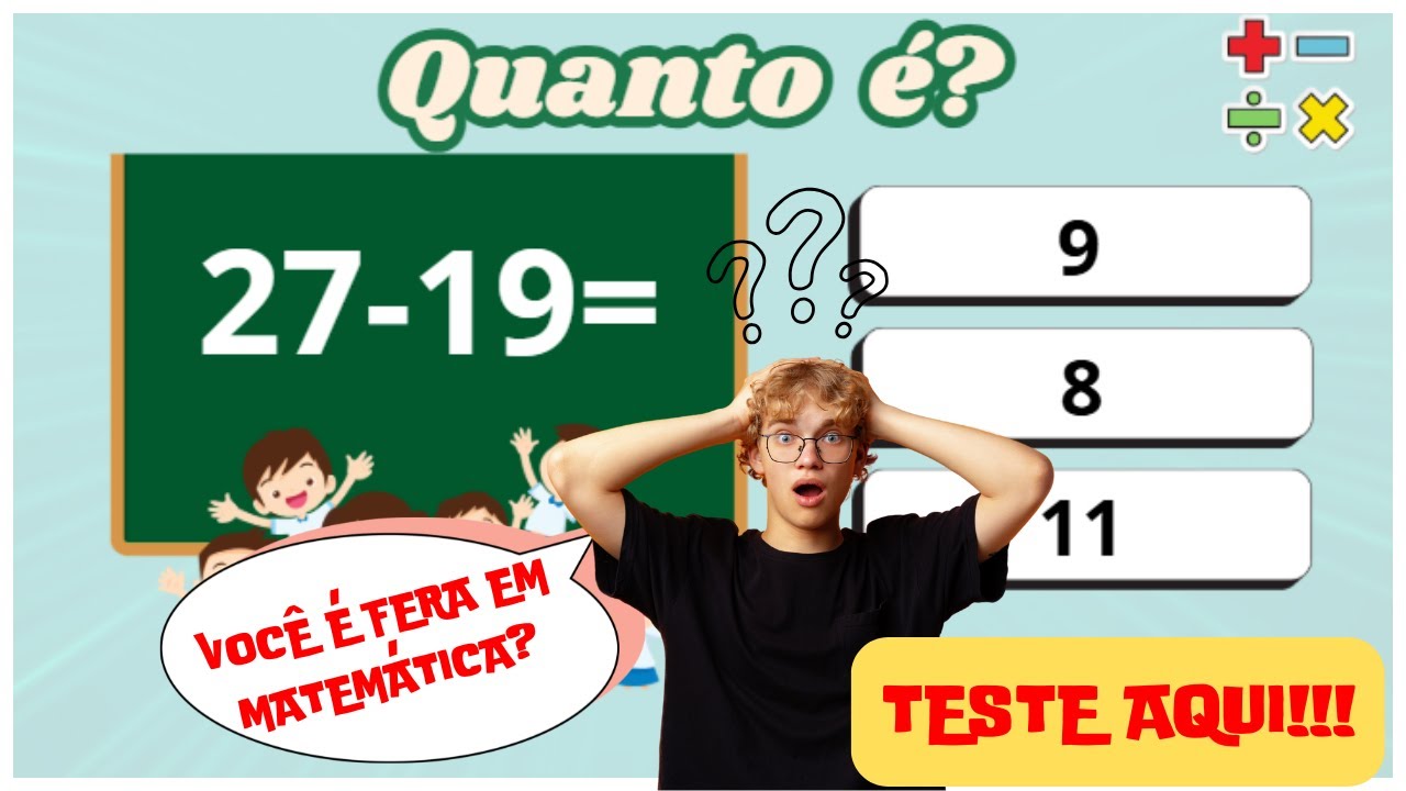 Desafio de Matemática: Teste suas Habilidades em Subtração e Adição! 🧮