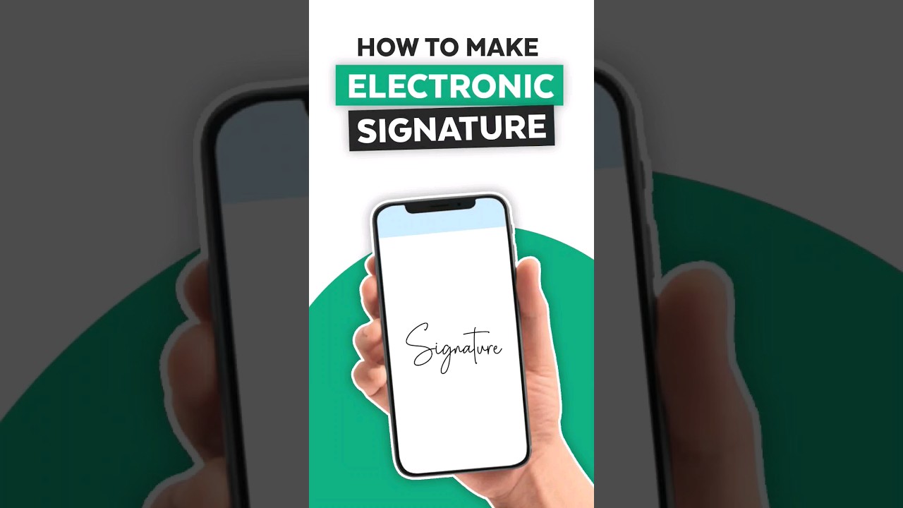 Easy Guide to Creating an Electronic Signature ✍️