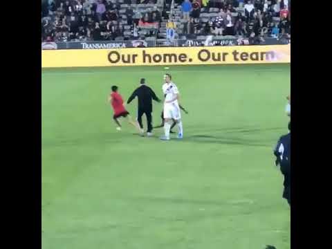 イブラヒモビッチ、覇王色の覇気で乱入者を撃退！🔥