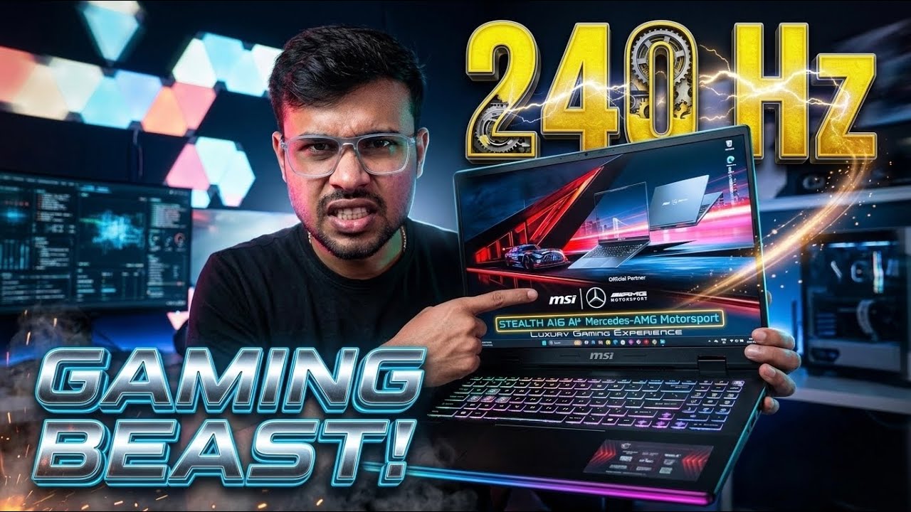 MSI Crosshair 16 HX Gaming Laptop Unboxing🔥
