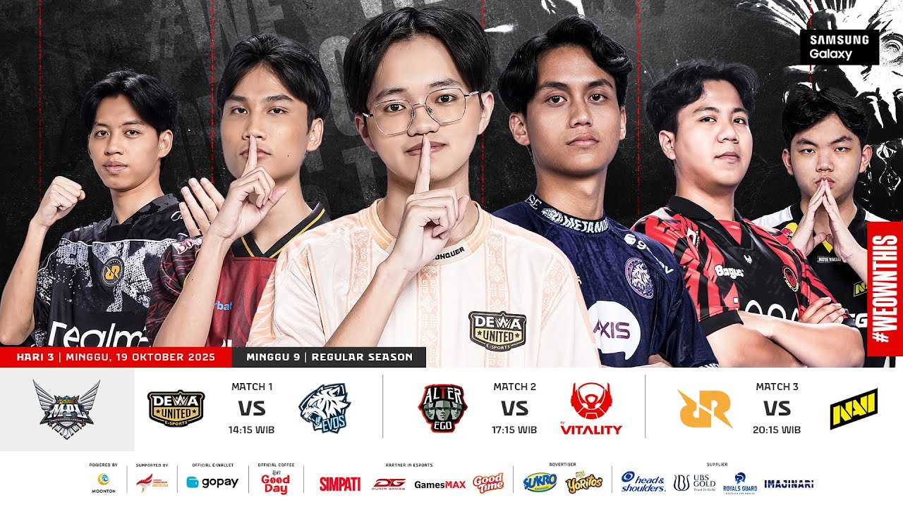 MPL ID S16 Week 9 Day 3 Live | Indonesian Esports