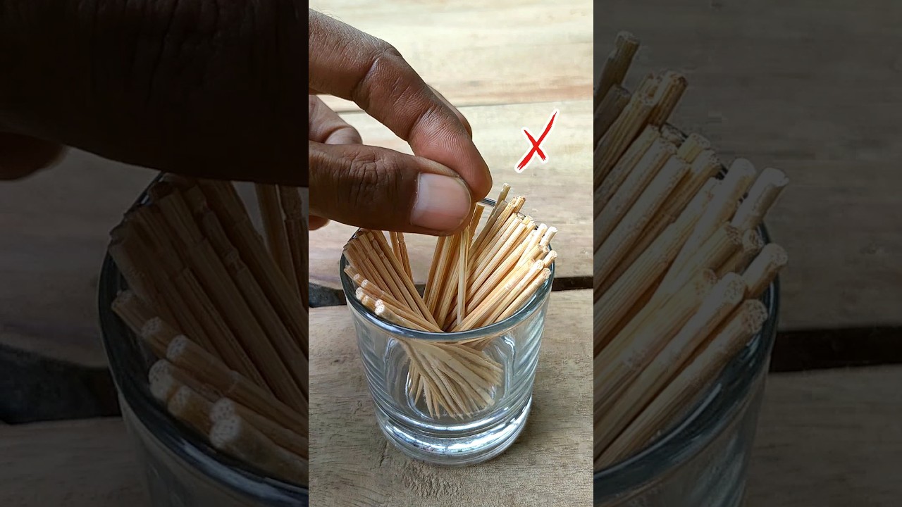 Creative Toothpick Hack 🦷