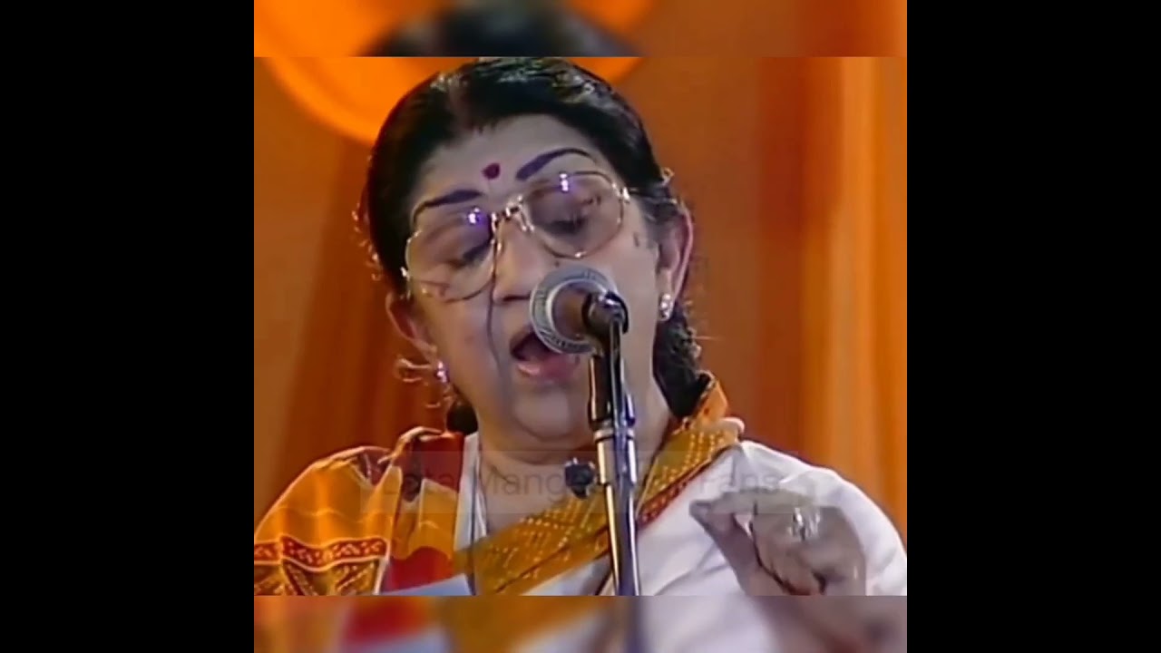 दिल दीवाना - लता मंगेशकर जी का लाइव प्रदर्शन