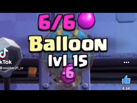 Level 15 balloon 💀 ( clash royale)