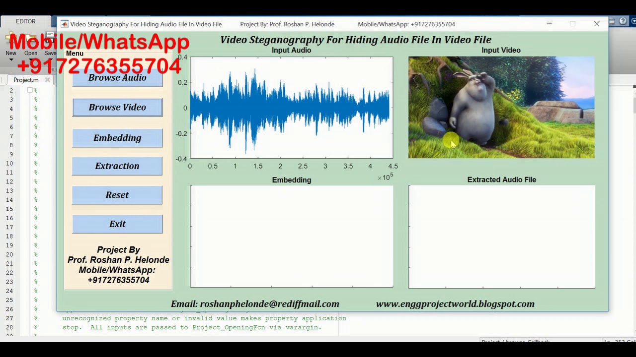 Ultimate Guide to Video Steganography: Hide Secret Audio in Videos with MATLAB π₯