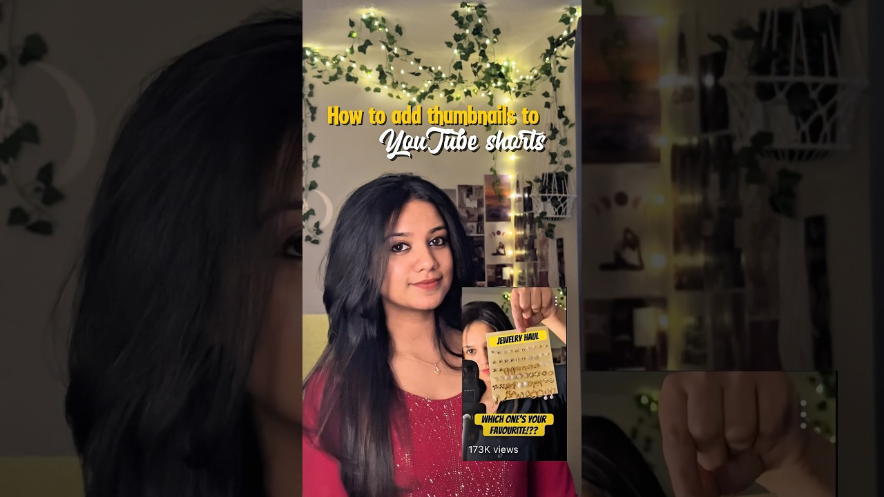 Add Thumbnails to Shorts Easily ❤️