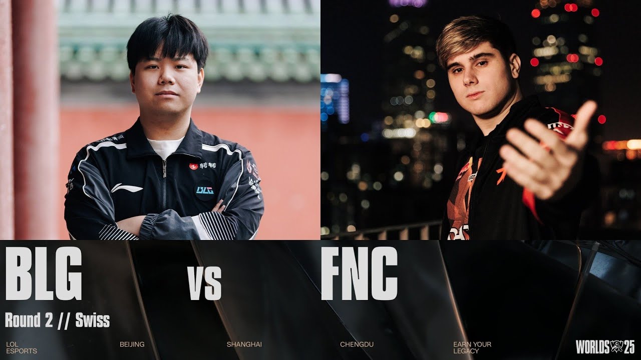 BLG vs FNC | Worlds 2025 Swiss Stage Game 1 🎮 | Bilibili Gaming vs Fnatic