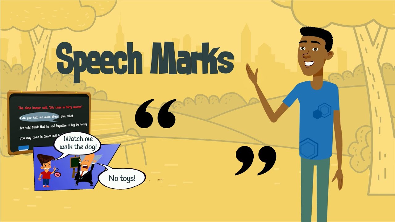 Punctuating Direct Speech with Speech Marks | EasyTeaching
