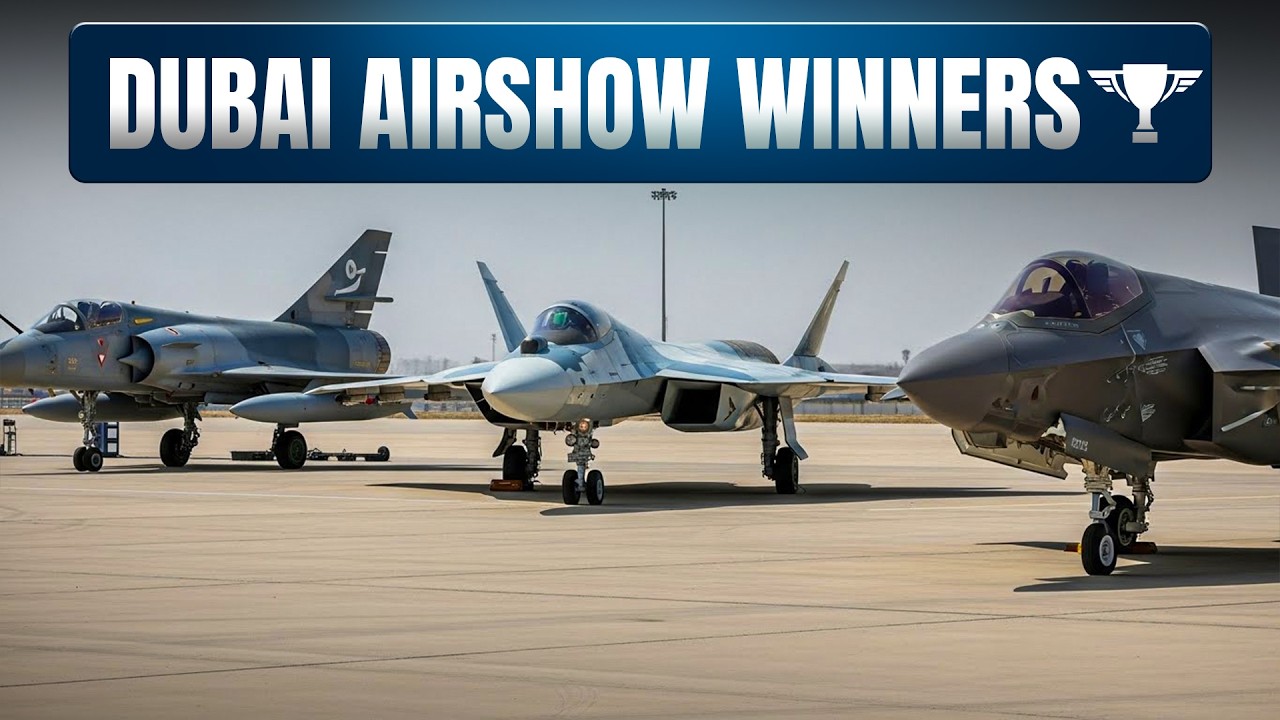 Dubai Airshow 2025: Top 3 Fighter Jets ✈️