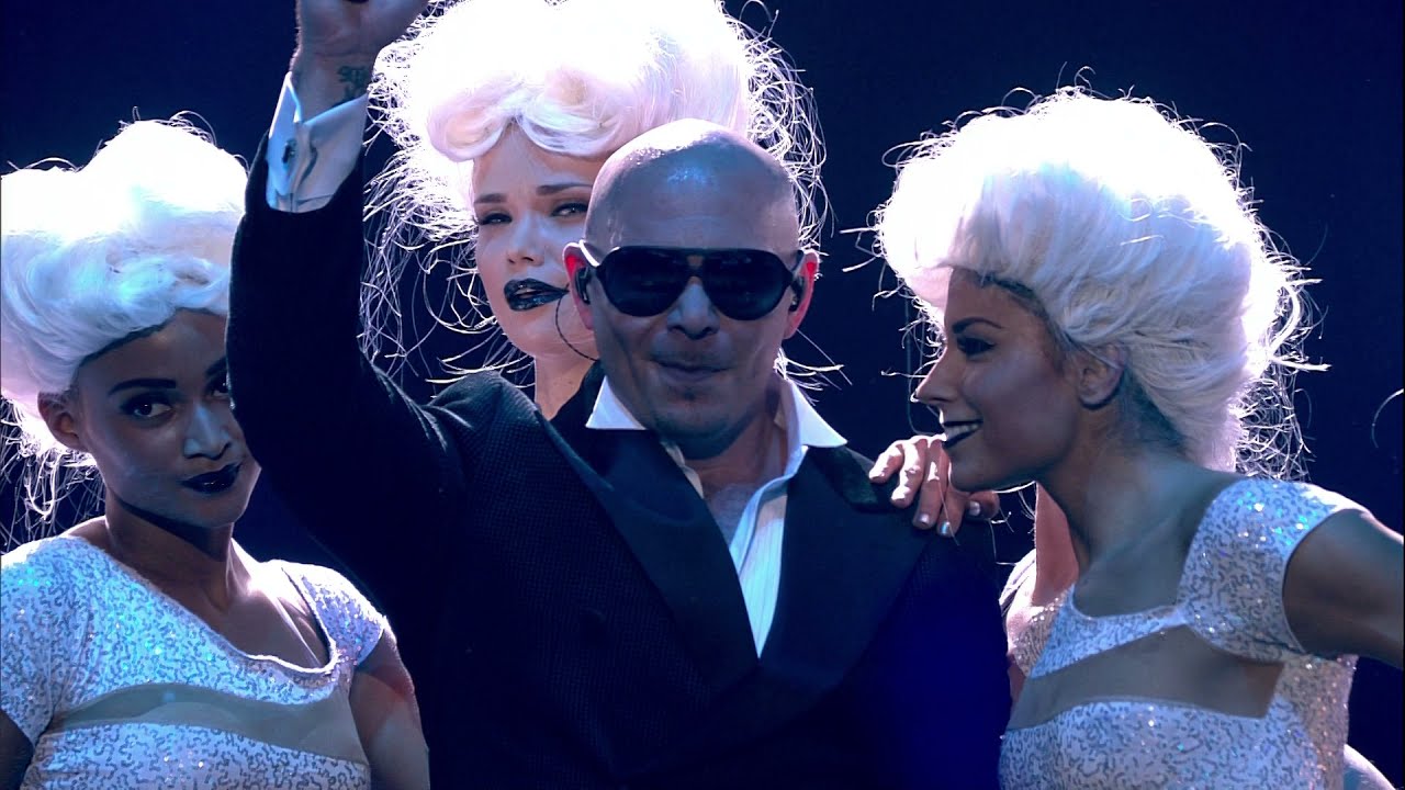 Pitbull Performs 'Don't Stop the Party' at MTV Awards π
