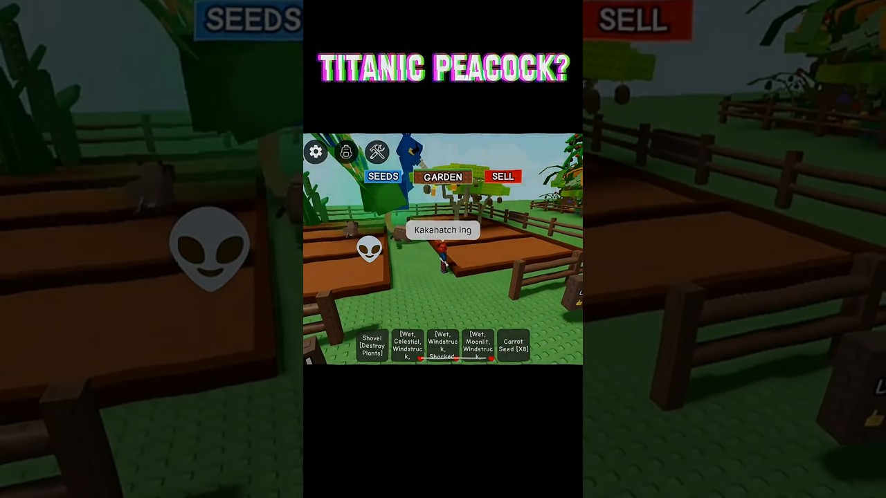 My First Titanic Pet in Grow a Garden | Roblox Shorts